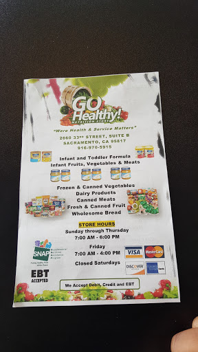 Grocery Store «Go Healthy Nutrition Store», reviews and photos, 2660 33rd St b, Sacramento, CA 95817, USA