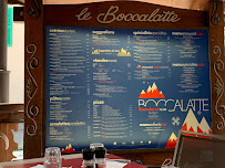 Restaurant Le Boccalatte à Chamonix-Mont-Blanc menu