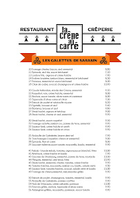 Crêperie La Crêpe au Carré à Marseille - menu / carte