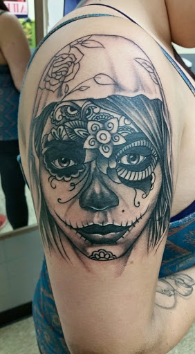 Explore mechanical sleeve tattoo ideas, creative tattoo ideas in Elyria, available at Body Revolution Tattoos & Body Piercings