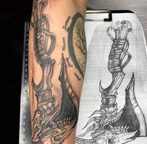 Explore graduation cap tattoo ideas, creative tattoo ideas in Ambler, available at Tattoo GalaxyAmbler Piercing & Custom Tattoos