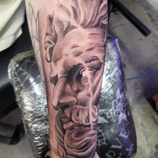 Explore cute tri moon tattoo ideas, creative tattoo ideas in Cocoa Beach, available at The Corner Tattoo and Piercing Studio