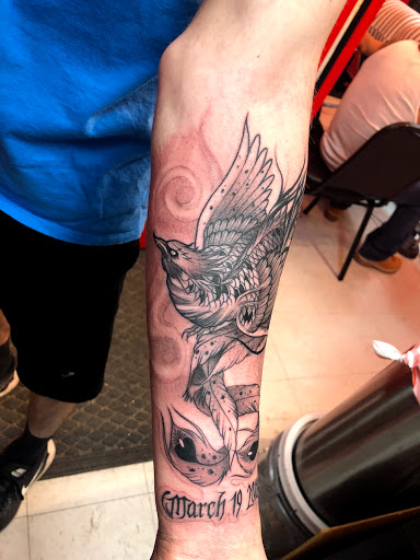 Explore lamb tattoo ideas, creative tattoo ideas in El Paso, available at Pumping Ink Tattoo Parlor