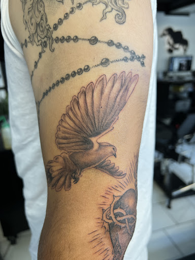 Explore slot machine tattoo ideas, creative tattoo ideas in Newburgh, available at Ink Spill Tattoo