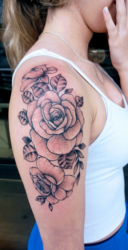 Explore good ideas for cover up tattoos, creative tattoo ideas in Commerce, available at 3X3CUTIV3 INK Tattoos & Piercings
