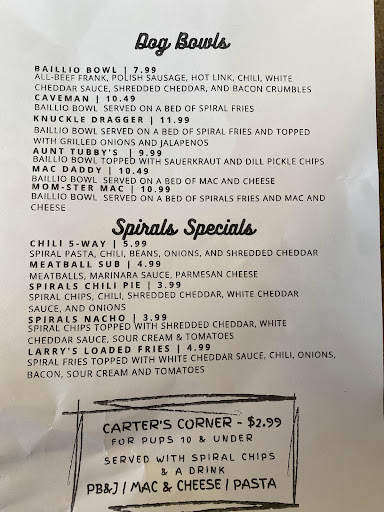Spirals: Hot Dogs & More