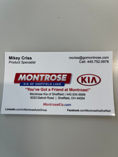 Used Car Dealer «Montrose Kia in Sheffield», reviews and photos, 5033 Detroit Ave, Sheffield Lake, OH 44054, USA