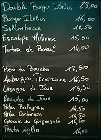 La Bella Clara à Méounes-lès-Montrieux menu