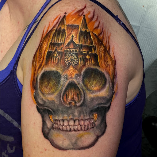 Explore charlie brown tattoo ideas, creative tattoo ideas in Helena, available at Velvet Rose Tattoo