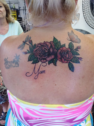 Explore back tattoo ideas, creative tattoo ideas in Salt Lake City, available at AWS TATTOOS PIERCING