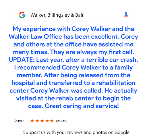 General Practice Attorney «Walker, Billingsley & Bair», reviews and photos