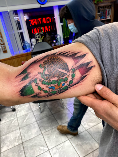 Explore magician tattoo ideas, creative tattoo ideas in Enid, available at Culture Tattoo