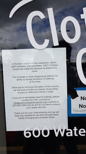 Thrift Store «Clothes Closet», reviews and photos, 600 Water St S, Northfield, MN 55057, USA