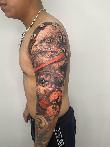 Explore tattoo ideas on the side, creative tattoo ideas in Katy, available at Family Tattoo Studio