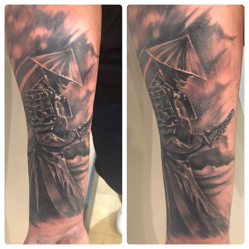 Find flower thigh tattoo ideas for your next unique tattoo in Fort Wayne at Grade A Tattoos and Body Piercing