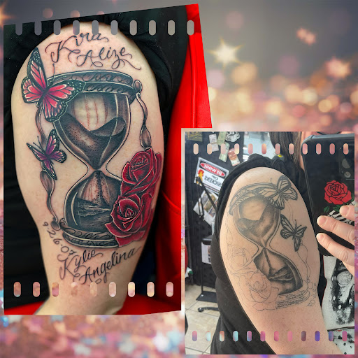 Explore alpha omega tattoo ideas, creative tattoo ideas in Baytown, available at Big Juniors Tattoos