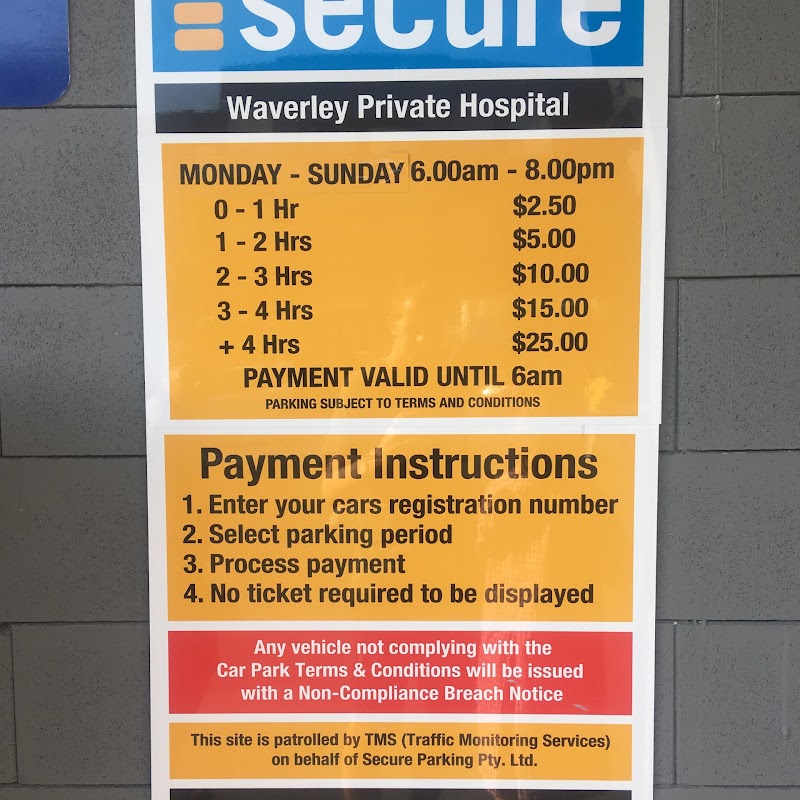 Secure Parking - Waverley Private Hospital Car Park