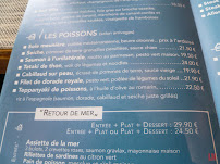 La Villa à La Baule-Escoublac menu