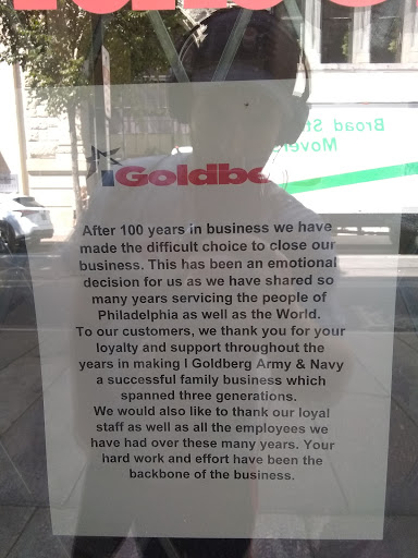 Clothing Store «I Goldberg Army & Navy», reviews and photos, 1300 Chestnut St, Philadelphia, PA 19107, USA