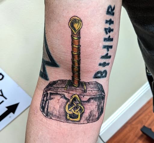 Explore safety pin tattoo ideas, creative tattoo ideas in Pittsburg, available at NeonMoon Tattoo