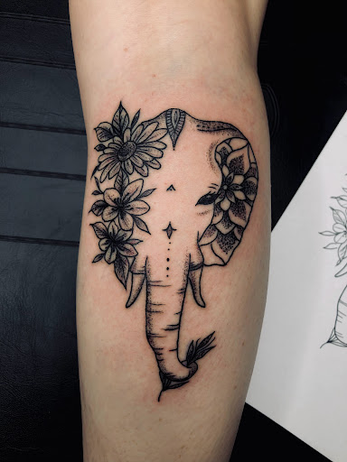 Explore aries tattoo ideas for women, creative tattoo ideas in North Tonawanda, available at Dark Side Ink Tattoo Studio