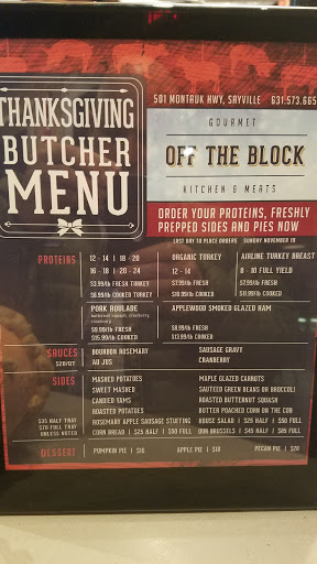 Butcher Shop «Off The Block Kitchen & Meats», reviews and photos, 501 Montauk Hwy, Sayville, NY 11782, USA