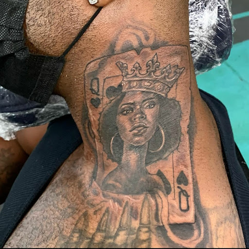 Explore body tattoo ideas, creative tattoo ideas in Houston, available at Los Muertos Tattoo Studio and Art Gallery