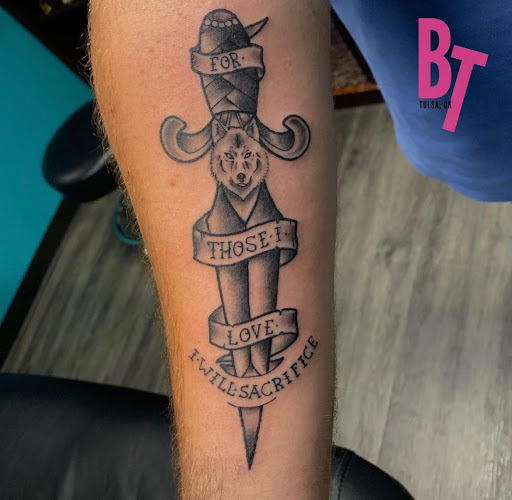 Explore hunting fishing tattoo ideas, creative tattoo ideas in Tulsa, available at Brookside Body Piercing Tattoo