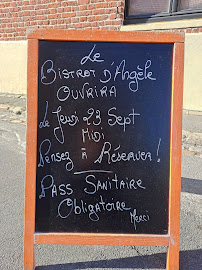 Restaurant Le Bistrot D'Angèle à Villeneuve-d'Ascq (le menu)