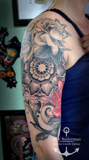 Explore wedding anniversary tattoos ideas, creative tattoo ideas in Madison, available at Arcola Creek Tattoo