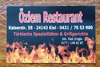 Carte du Restaurant Özlem à Kiel