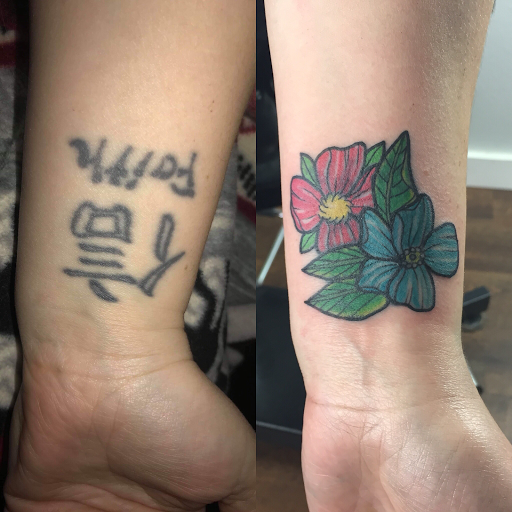 Explore powerpuff girl tattoo ideas, creative tattoo ideas in The Dalles, available at Cascade Tattoo Company (Hanks Family Tattoo)