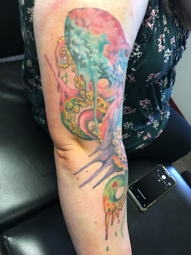 Explore fine line spine tattoo ideas, creative tattoo ideas in Alamosa, available at Ink Pusher