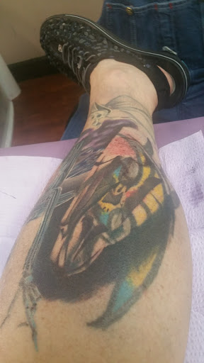 Explore boyfriend name tattoo ideas, creative tattoo ideas in Mandeville, available at Abita Tattoo