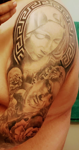 Explore spine tattoo ideas, creative tattoo ideas in La Habra, available at Raining Ink Tattoo Studio
