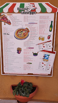 Menu du Pizzeria Da Giuseppe - Porto Azzurro (li) à Porto Azzurro