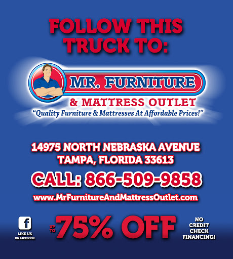 Furniture Store «Mr. Furniture & Mattress Outlet», reviews and photos, 14975 N Nebraska Ave, Tampa, FL 33613, USA