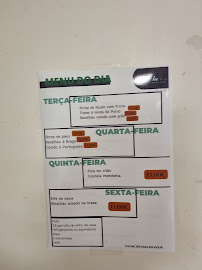 Menu du Taberna da Rola à São Mamede de Este