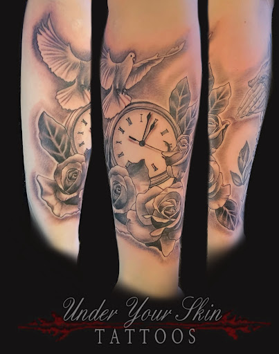Explore hand tattoos for men ideas, creative tattoo ideas in Green Cove Springs, available at Under Your Skin Tattoos