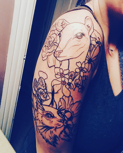 Explore tattoo cartoon ideas, creative tattoo ideas in Grand Forks, available at The Darkside Tattoo