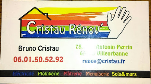 Numero de telephone 0472334240 - Électricien Cristau Renov' à Villeurbanne