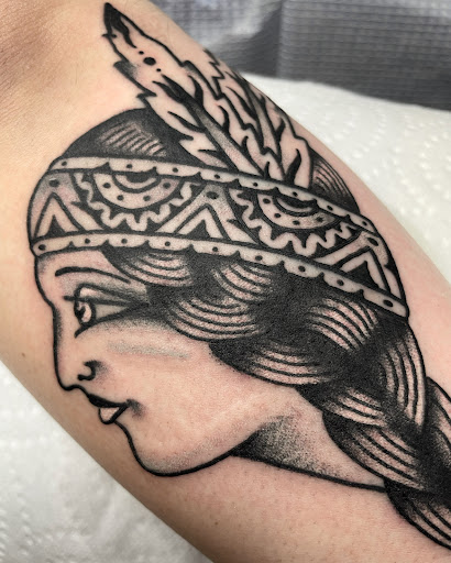 Explore inner ear tattoo ideas, creative tattoo ideas in Lewiston, available at Big time tattoo