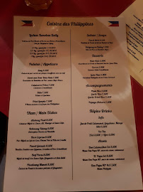 Le Bouillon à Paris menu