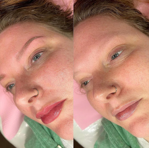 Explore rose sleeve tattoo ideas, creative tattoo ideas in Savannah, available at Sweet Peach Cosmetic Tattoo Shop