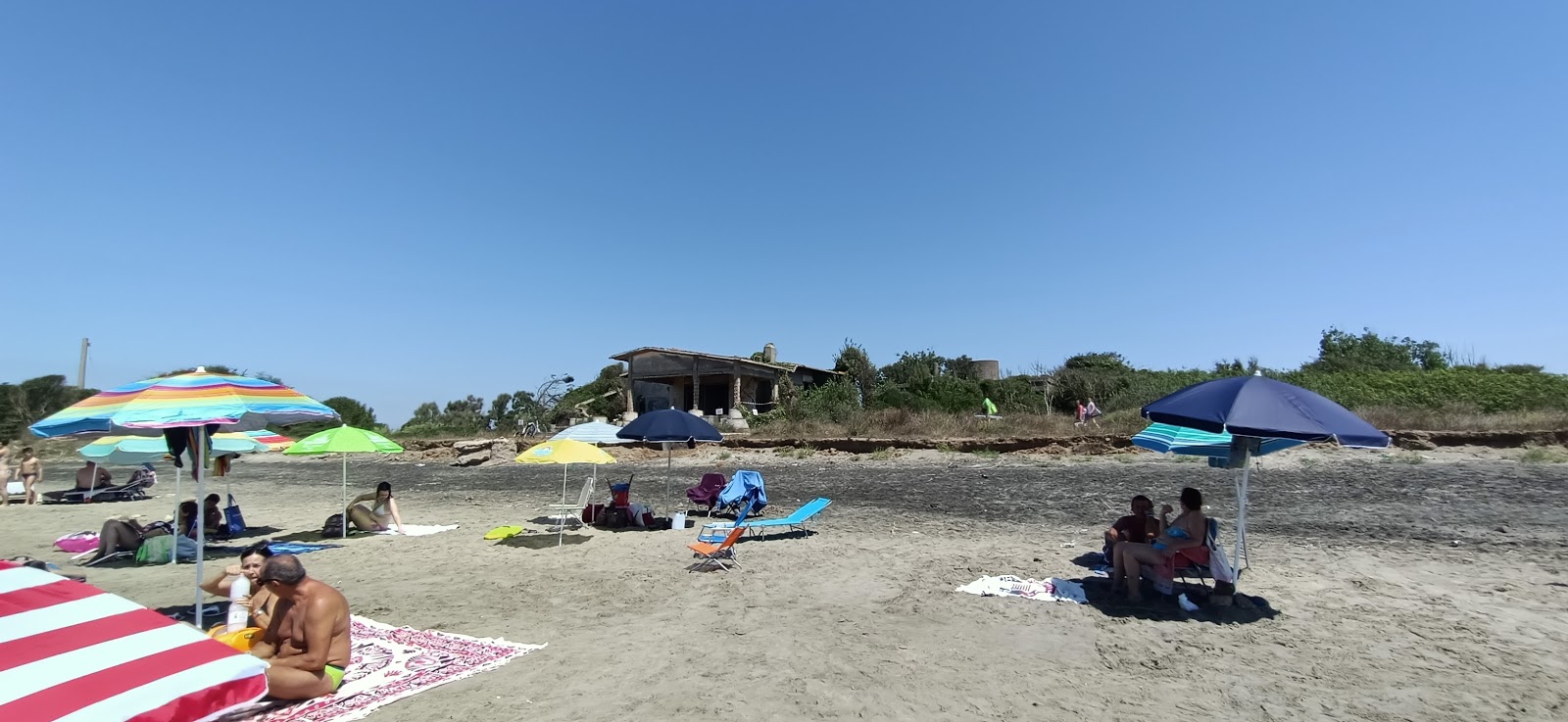 Fotografie cu Spiaggia di Valmontorio cu nivelul de curățenie in medie