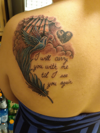 Explore lifeline tattoo ideas, creative tattoo ideas in Lake Elsinore, available at Rooster Tattoo Art