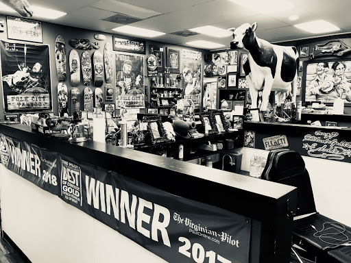 Tattoo Shop «Folk City Tattoo», reviews and photos, 3235 Bridge Rd, Suffolk, VA 23435, USA