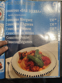 Dar Djerba Restaurant à Saint-Ouen-sur-Seine menu