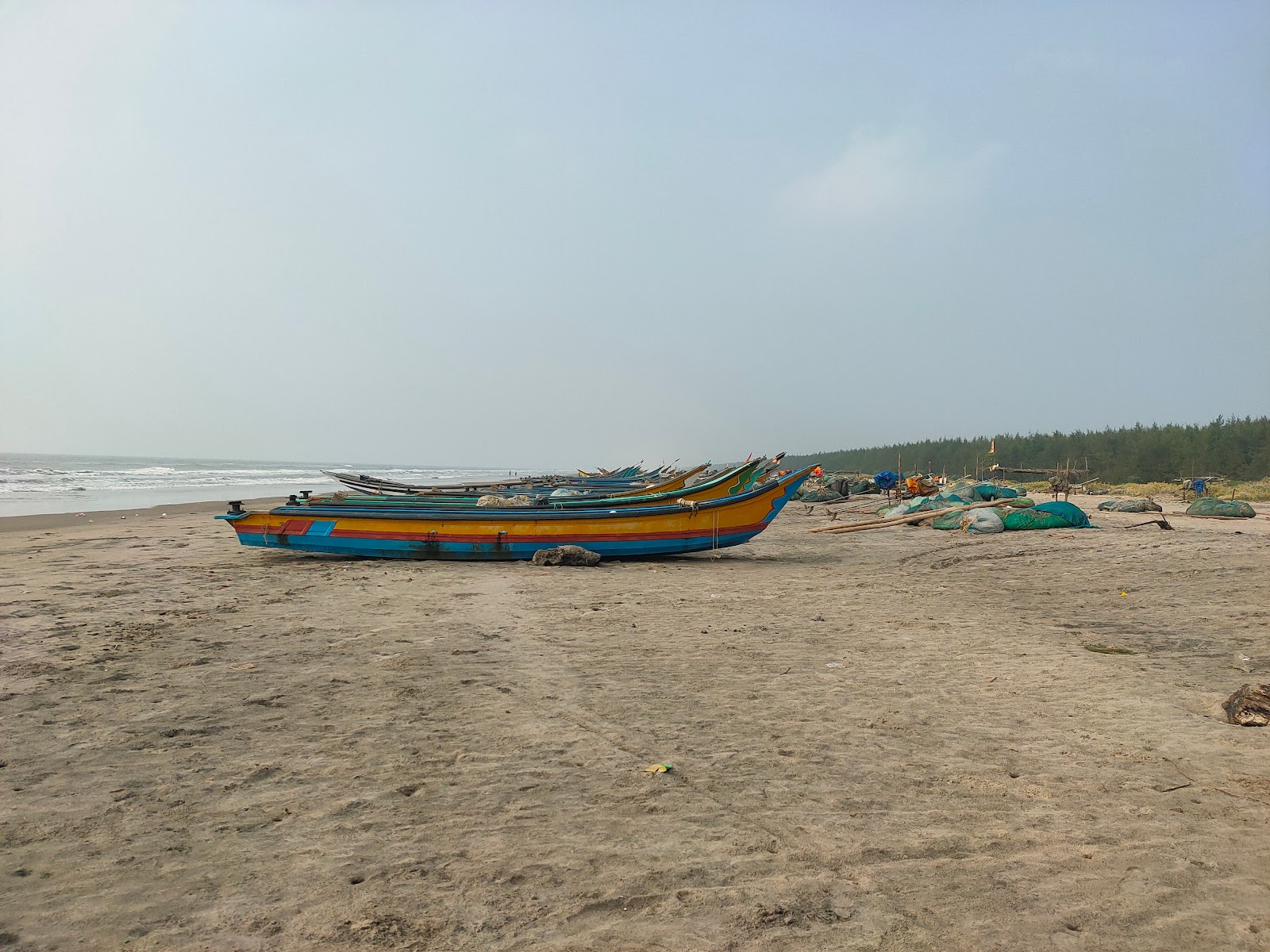 Foto di Pallam Beach con una superficie del sabbia fine e luminosa