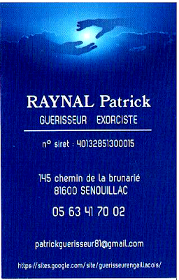 Raynal Patrick guérisseur à Senouillac